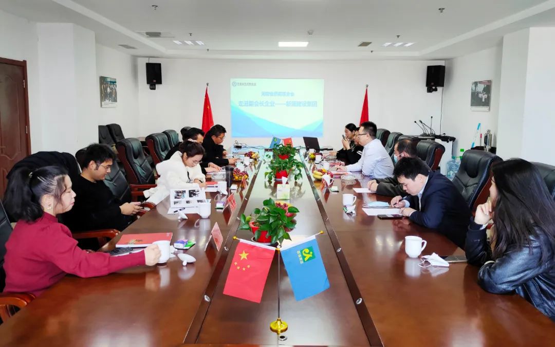 我會輪值會長李明獻帶隊走訪副會長單位新蒲建設集團