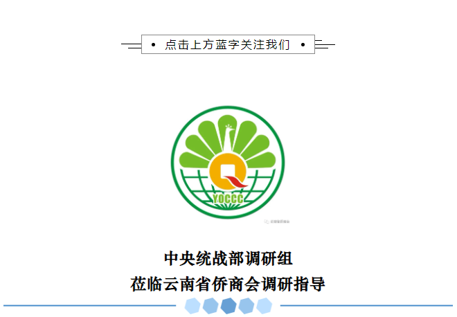 中央統(tǒng)戰(zhàn)部調(diào)研組蒞臨云南省僑商會(huì)調(diào)研指導(dǎo)