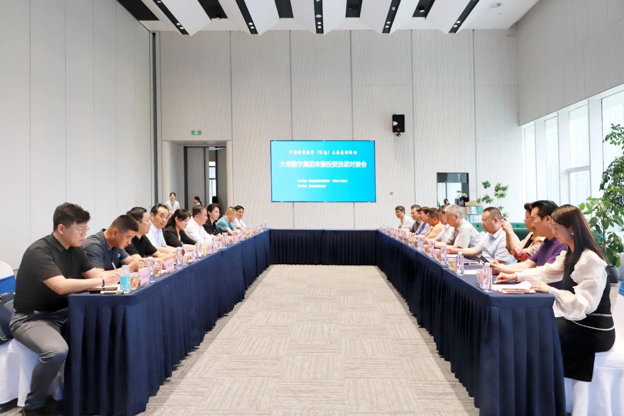 中國(guó)僑商投資（河南）大會(huì)系列活動(dòng)——大有數(shù)字集團(tuán)來(lái)豫投資洽談對(duì)接會(huì)成功舉辦
