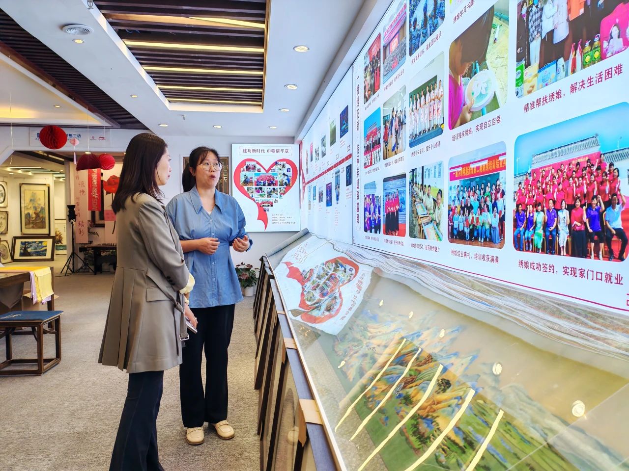 省僑商會走訪理事單位一涵汴繡，共探傳承與發(fā)展