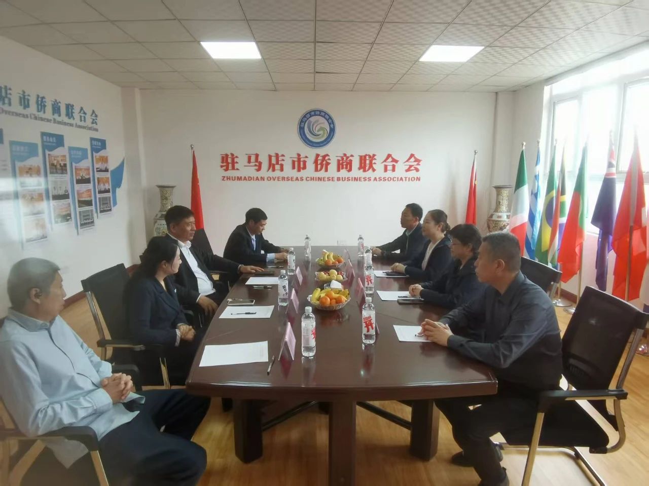 【團體會員】鶴壁市僑聯(lián)到駐馬店市僑商會調研交流工作