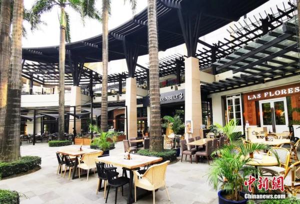 資料圖：菲律賓首都馬尼拉CBD馬卡蒂綠帶商圈。中新社記者 關(guān)向東 攝