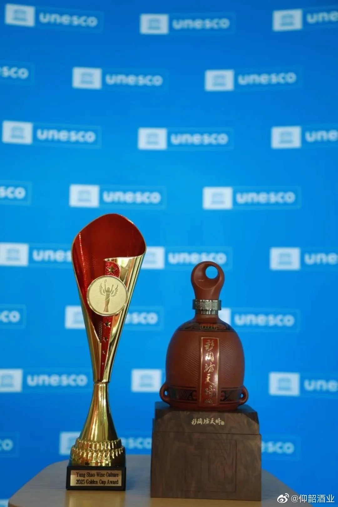 仰韶彩陶坊太陽酒榮獲聯(lián)合國教科文組織首屆國際食文化博覽會金獎