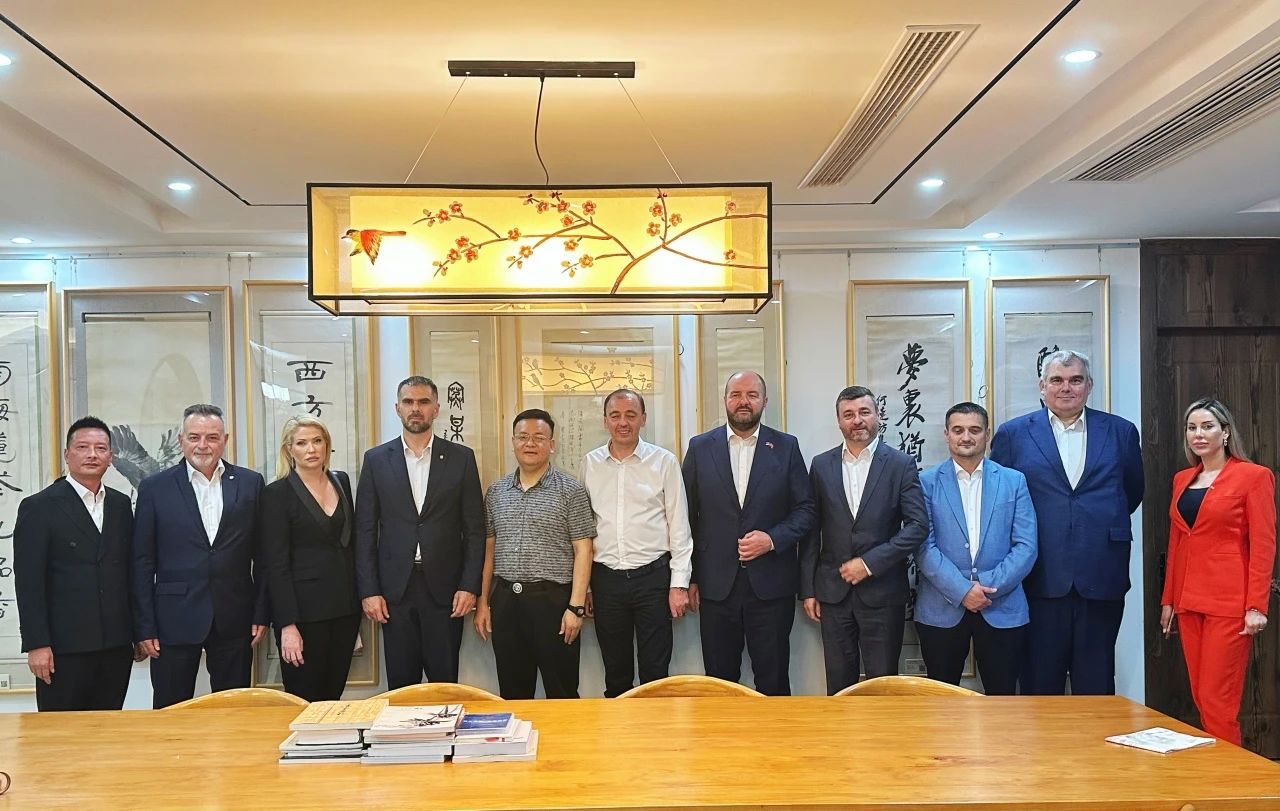 【名譽(yù)會長】浙江省國僑書畫院主席、院長徐旭昶接待塞爾維亞政府代表團(tuán)一行