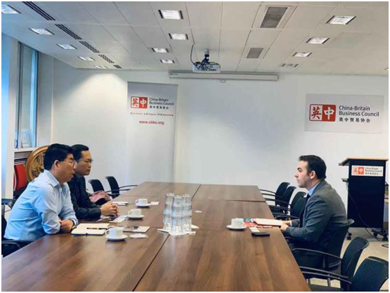 省僑商會考察團赴英國參觀考察